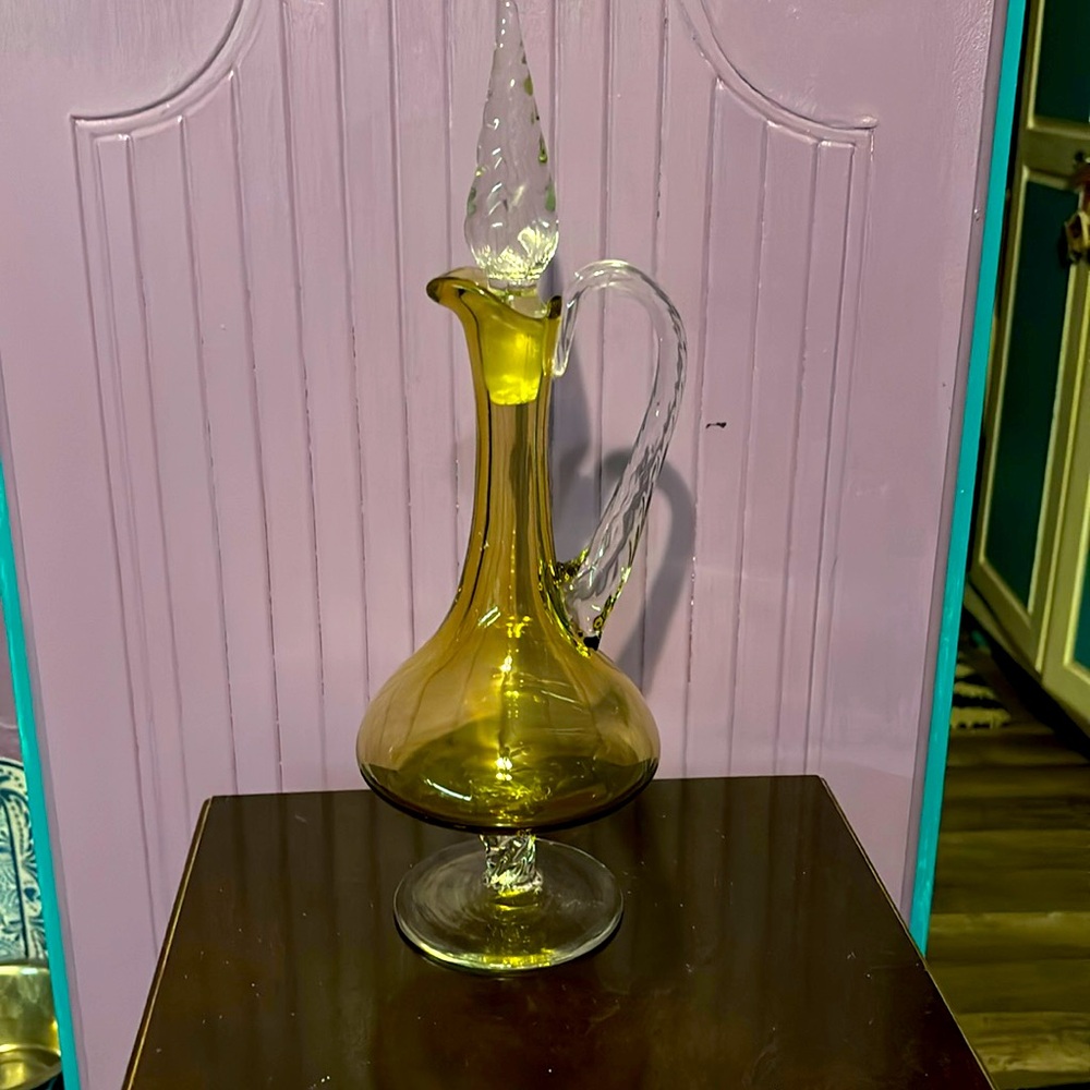 Vintage glass container